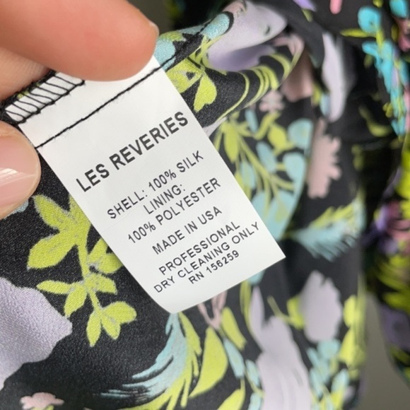 LES RÊVERIES | Gigi Belted Floral-print Si… - Picture 13 of 14